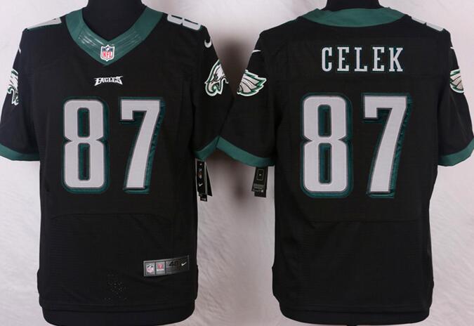 Nike Philadelphia Eagles 87 Celek Black Colors Elite Jerseys Nike Philadelphia Eagles 87 Celek Black Colors Elite Jerseys