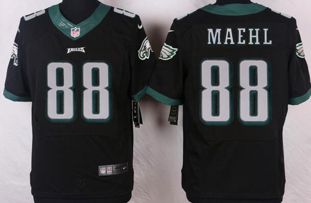Nike Philadelphia Eagles 88 maehl black elite nfl jersey