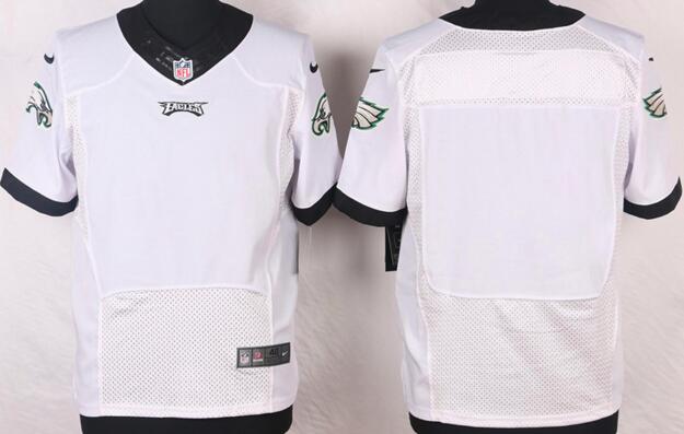 Nike Philadelphia Eagles Blank Elite White NFL Jerseys