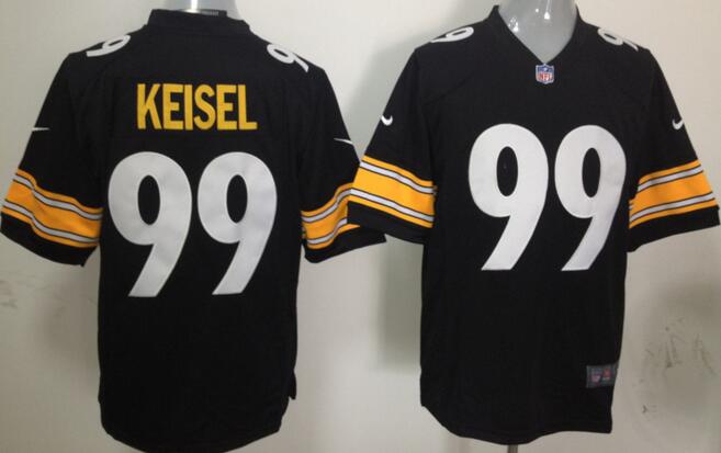 Nike Pittsburgh Steelers 99 Brett Keisel Game Black NFL Jersey