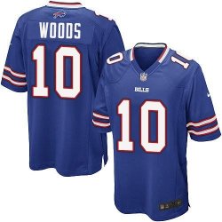 Nike Robert Woods 10 Buffalo Bills Blue Game NFL Jersey