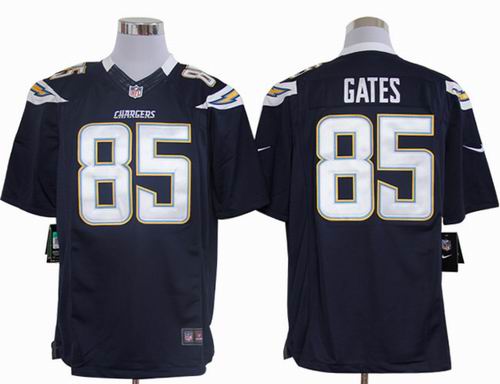Nike San Diego Chargers 85 Antonio Gates Limited Blue NFL Jerseys