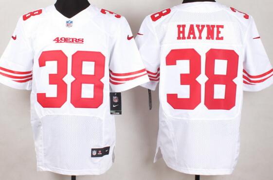 Nike San Francisco 49ers 38 Jarryd Hayne white elite nfl jerseys