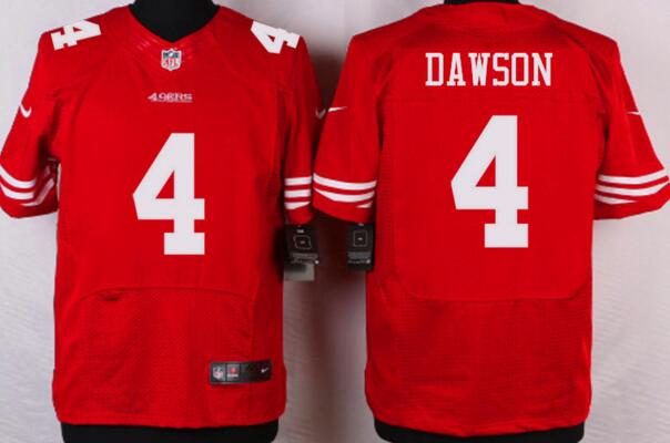 Nike San Francisco 49ers 4 Phil Dawson men Elite red NFL Jerseys