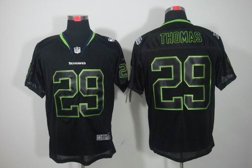 Nike Seattle Seahawks 29 Earl Thomas Elite NFL Lights Out Jerseys