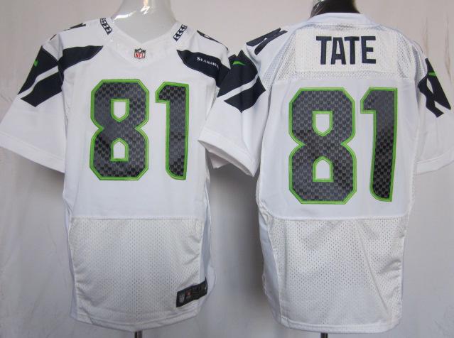 Nike Seattle Seahawks 81 Golden Tate Elite white NFL Jerseys