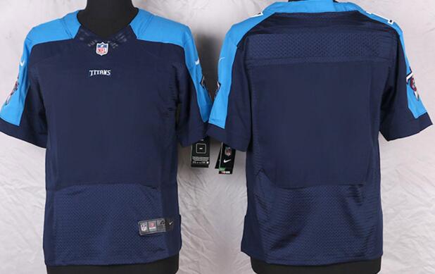 Nike Tennessee Titans blank blue elite nfl football Jersey