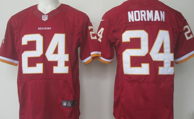 Nike Washington Redskins 24 Josh Norman elite red nfl jersey