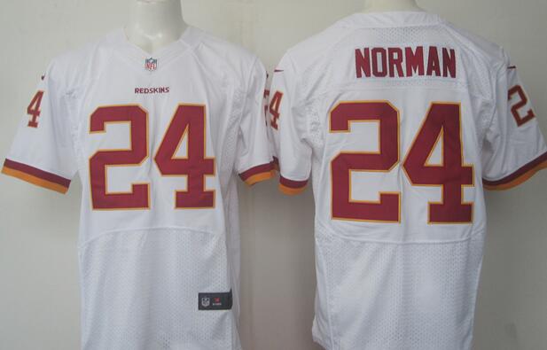 Nike Washington Redskins 24 Josh Norman elite white nfl jersey