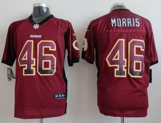 Nike Washington Redskins 46 Alfred Morris drift fashion red nfl jersey