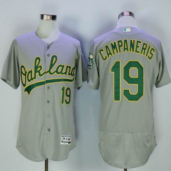 Oakland Athletics 19 Bert Campaneris Gray Flexbase Authentic Collection baseball mlb  Jersey