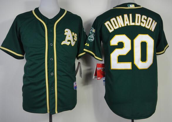 Oakland Athletics 20 DONALDSON  Green men MLB baseball Jerseys