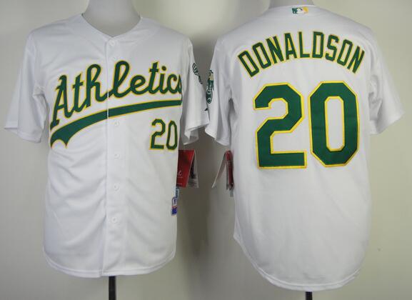 Oakland Athletics 20 DONALDSON White men MLB baseball Jerseys