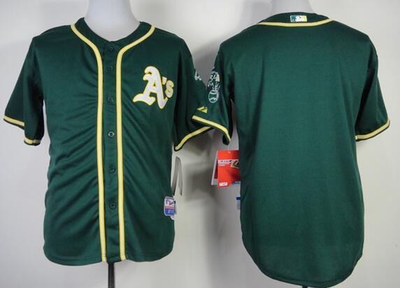 Oakland Athletics blank Green baseball jerseys