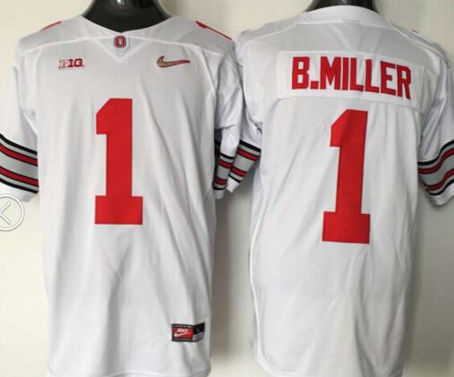 Ohio State Buckeyes 1 Braxton Miller white men College ncaa Football Jerseys