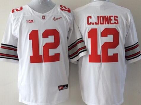 Ohio State Buckeyes 12 Cardale Jones white men College ncaa Football Jerseys