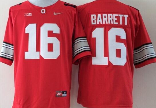 Ohio State Buckeyes 16 16 J.T Barrett red men College ncaa Football Jerseys