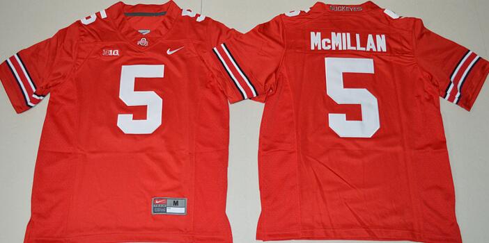 Ohio State Buckeyes 5 Raekwon McMillan red men College ncaa Football Jersey