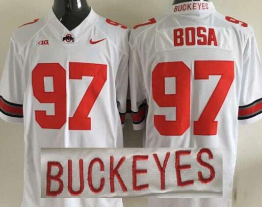 Ohio State Buckeyes 97 Joey Bosa white men College ncaa Football Jerseys