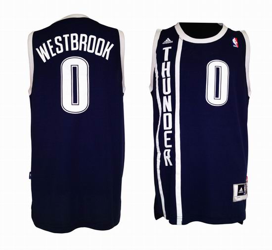 Oklahoma City Thunder 0 Russell Westbrook Swingman Alternate Adidas men nba basketball jerseys