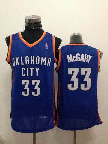 Oklahoma City Thunder 33 Mitch McGary blue Adidas men nba basketball jerseys