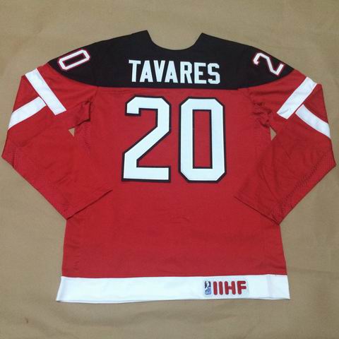 Olympic CA. 20 John Tavares red 100th Anniversary Stitched men nhl hockey jerseys