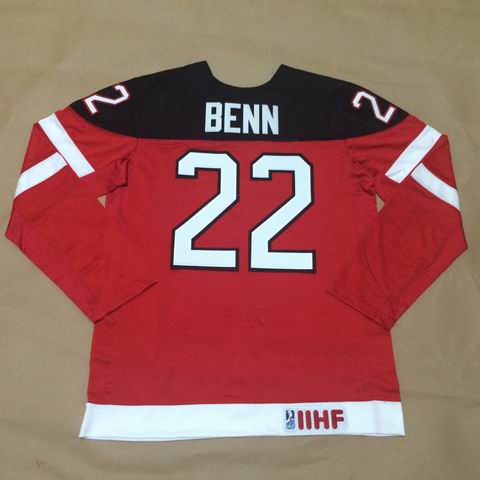 Olympic CA. 22 Jamie Benn 100th Anniversary Stitched red men nhl hockey jerseys
