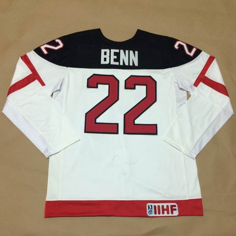 Olympic CA. 22 Jamie Benn 100th Anniversary Stitched white men nhl hockey jerseys