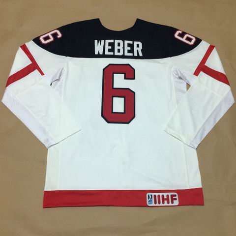 Olympic CA. 6 Shea Weber White 100th Anniversary Stitched men nhl hockey jerseys