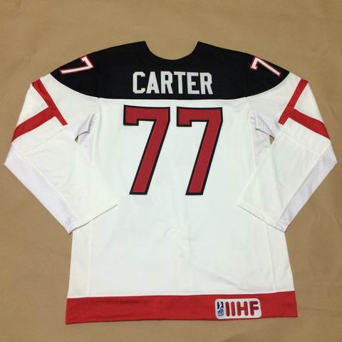 Olympic CA. 77 Jeff Carter  100th Anniversary Stitched men nhl hockey jerseys