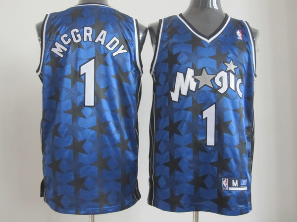 Orlando Magic 1 Tracy Mcgrady Blue men basketball NBA Jerseys