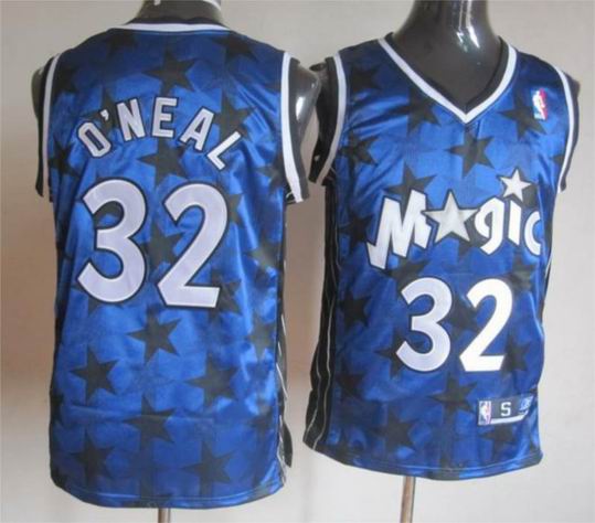Orlando Magic 32 Shaquille O-Neal Blue men basketball NBA Jerseys