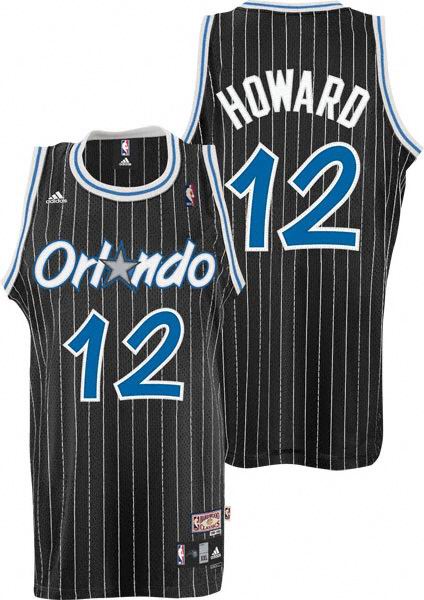 Orlando Maglc 12 HOWARD Black Swingmin men nba basketball jerseys