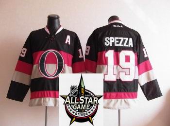 Ottawa Senators  19 Jason Spezza Black  men nhl ice hockey  jerseys
