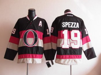 Ottawa Senators 19 Jason Spezza Black men nhl ice hockey  jerseys