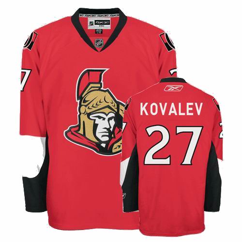 Ottawa Senators 27 Alex  Kovalev red men nhl ice hockey  jerseys