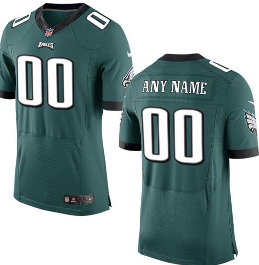 Philadelphia Eagles Nike Midnight Green Custom Elite Jersey for Men women youth kids