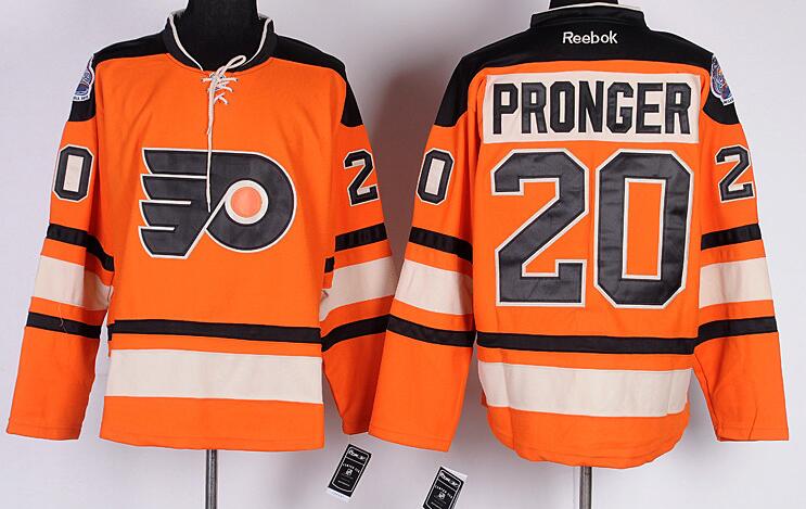 Philadelphia Flyers 20 PRONGER Orange nhl ice hockey men jerseys