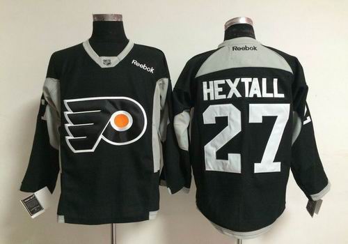 Philadelphia Flyers 27 Ron Hextall black gray new men nhl ice hockey  jerseys