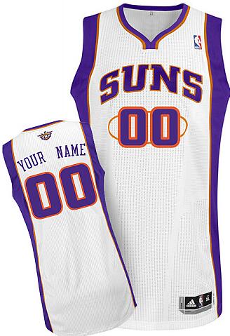 Phoenix Suns white Home Jersey custom any name number