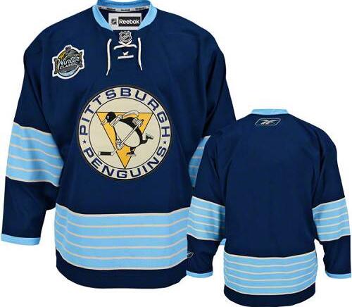 Pittsburgh Penguins Authentic Dark Blue 2011 Winter Classic NHL Jersey Custom any name number