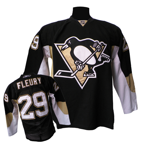 Pittsburgh Penguins Marc-Andre Fleury #29 Black Youth jersey
