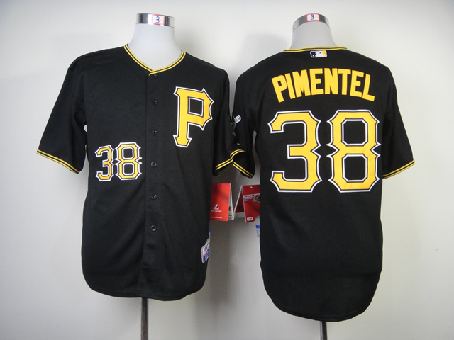 Pittsburgh Pirates 38 Pimentel black throwback men baseball mlb Jersey
