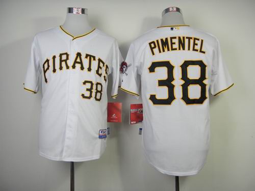 Pittsburgh Pirates 38 Pimentel throwback white men baseball mlb Jersey