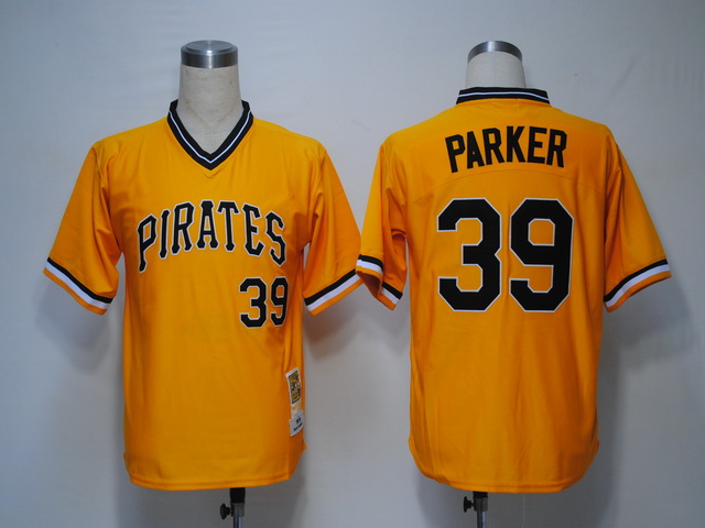 Pittsburgh Pirates 39 Parker yellow men baseball mlb Jersey