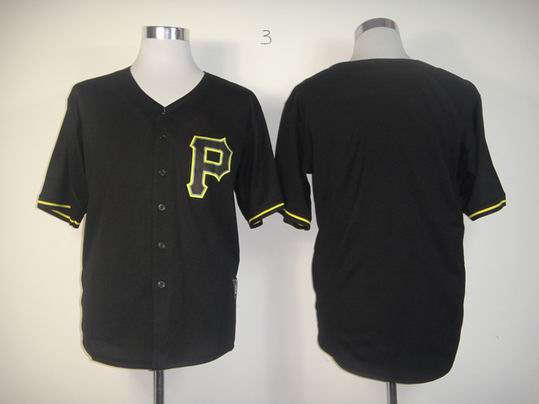 Pittsburgh Pirates blank Black Fashion men mlb baseball Jerseys