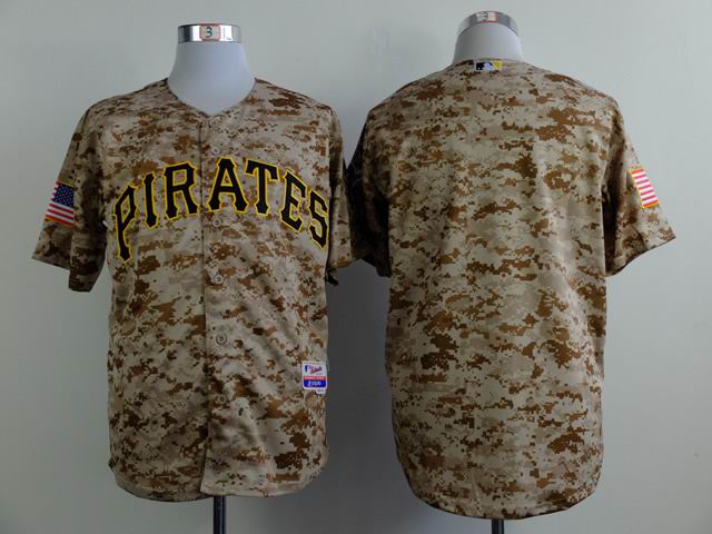 Pittsburgh Pirates blank camo usa flag men mlb baseball Jerseys