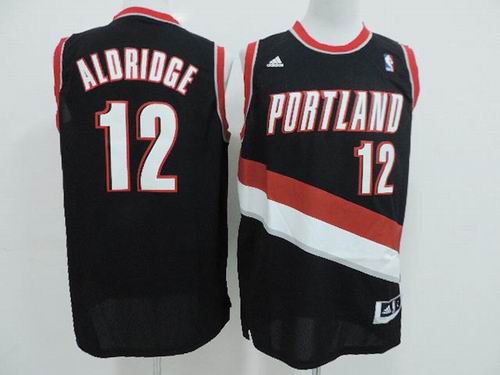 Portland Trail Blazers 12 ALDRIDGE black men basketball NBA jersey