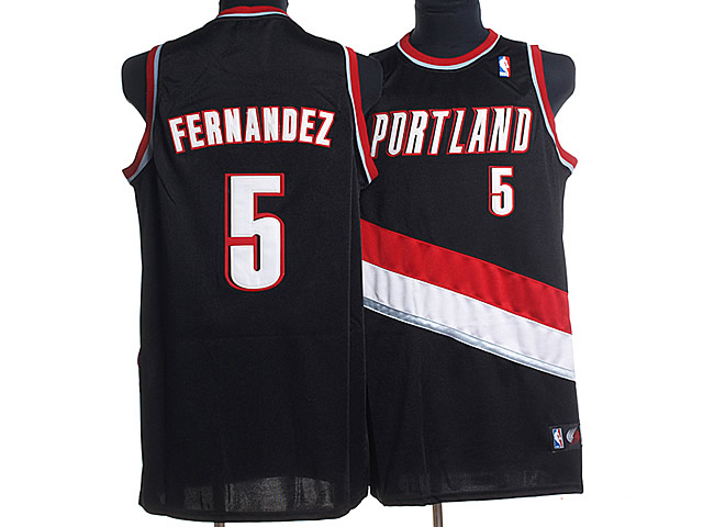 Portland Trail Blazers 5 Fernandez men basketball NBA jersey