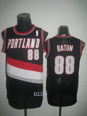 Portland Trail blazers 88 BATUM black NBA basketball jersey